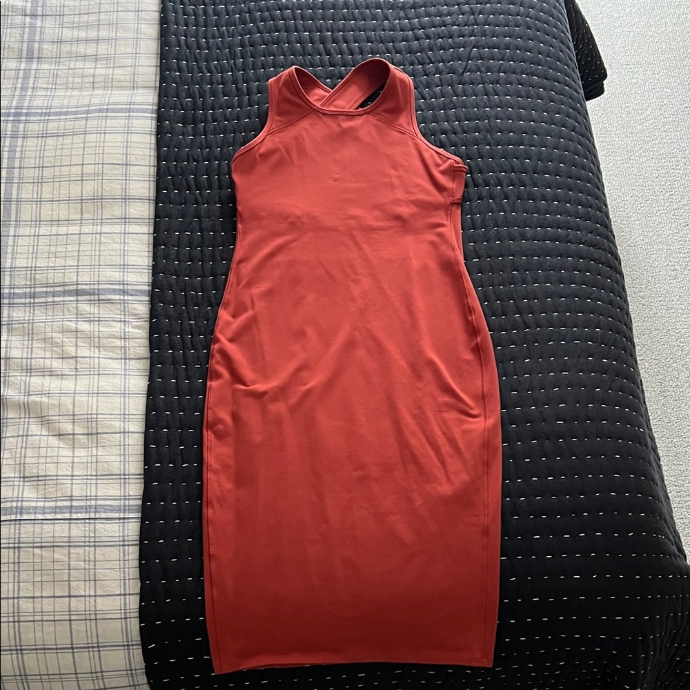 Lululemon Athletica Rust Midi Dress